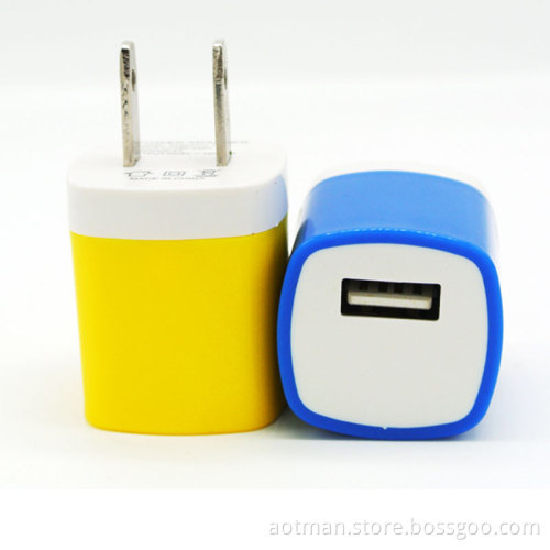 5.0V 1000mA  usb travel adapter charger usb wall mount adapter